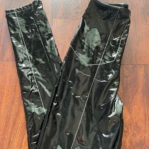 PLT Black Pleather Pants🌚